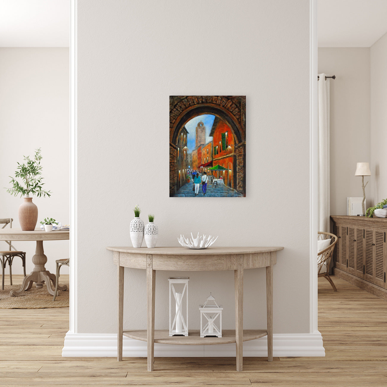 Tuscany - Where Time stood Still - Limited Edition Canvas Print by Joe Marais