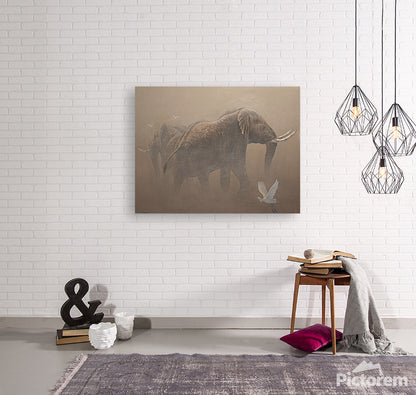 Another African Icon -  Limited Edition Canvas Print by International Wildlife Artist Joe Marais
