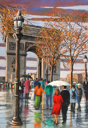 Arc d' Triomphe - Limited Edition Canvas Print by International Artist Joe Marais