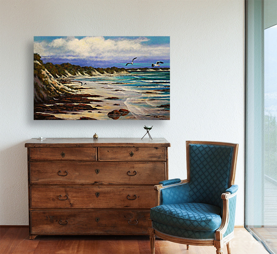 Sea Side Tranquility -  Limited Edition Canvas Print by Joe Marais