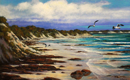 Sea Side Tranquility -  Limited Edition Canvas Print by Joe Marais