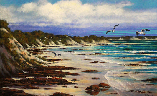 Sea Side Tranquility -  Limited Edition Canvas Print by Joe Marais
