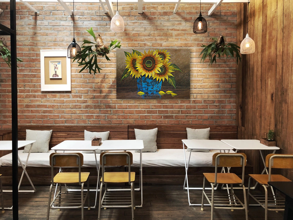 Sunflowers -  Limited Edition Canvas Print by Joe Marais