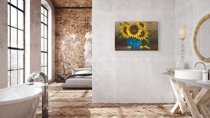 Sunflowers -  Limited Edition Canvas Print by Joe Marais