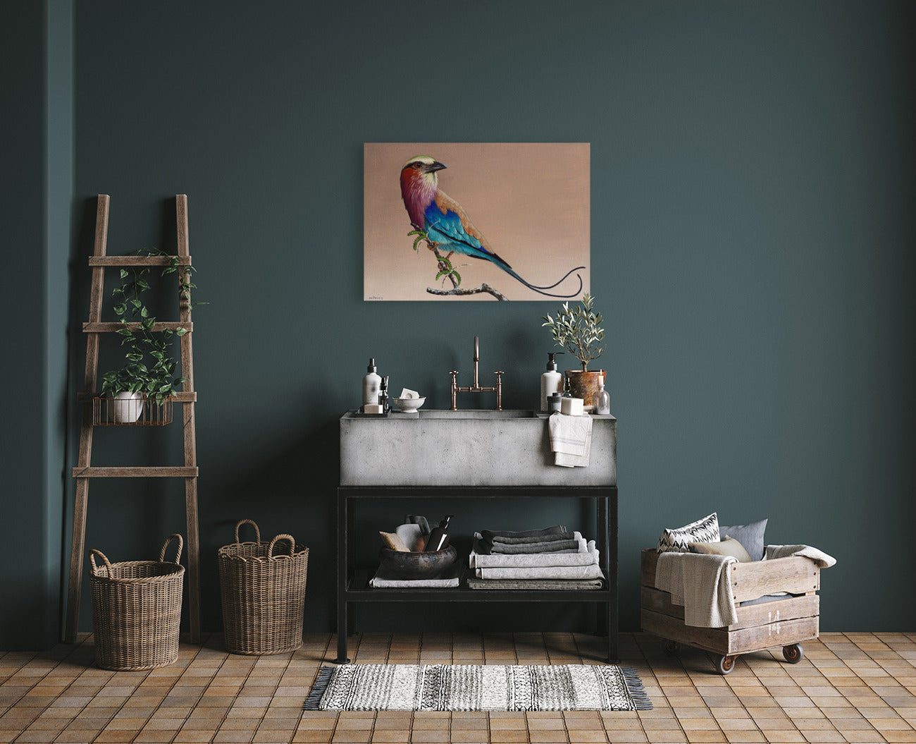 The Flying Palette -  Limited Edition Canvas Print by Joe Marais