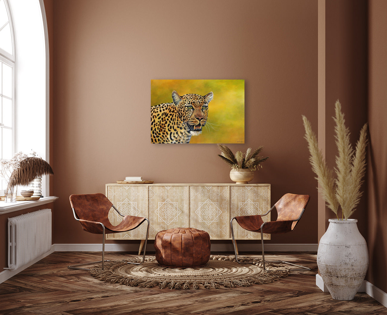 Leopard Focus -  Limited Edition Canvas Print by Joe Marais