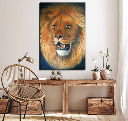 The King of Chobe - African Lion Limited Edition Canvas Prints
