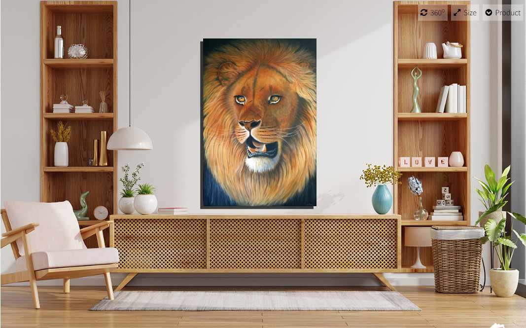 The King of Chobe - African Lion Limited Edition Canvas Prints