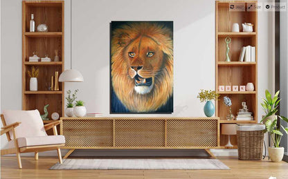 The King of Chobe - African Lion Limited Edition Canvas Prints