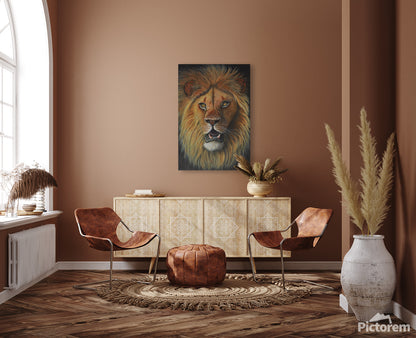 The Lion King -  Limited Edition Canvas Print by Joe Marais