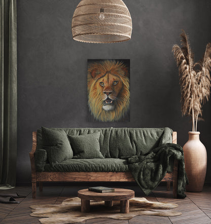 The Lion King -  Limited Edition Canvas Print by Joe Marais