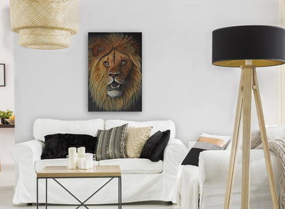 The Lion King -  Limited Edition Canvas Print by Joe Marais