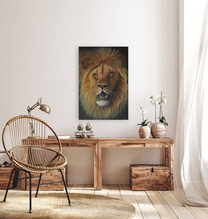 The Lion King -  Limited Edition Canvas Print by Joe Marais