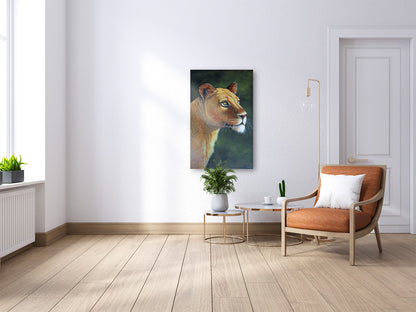The Lion Queen -  Limited Edition Canvas Print by Joe Marais
