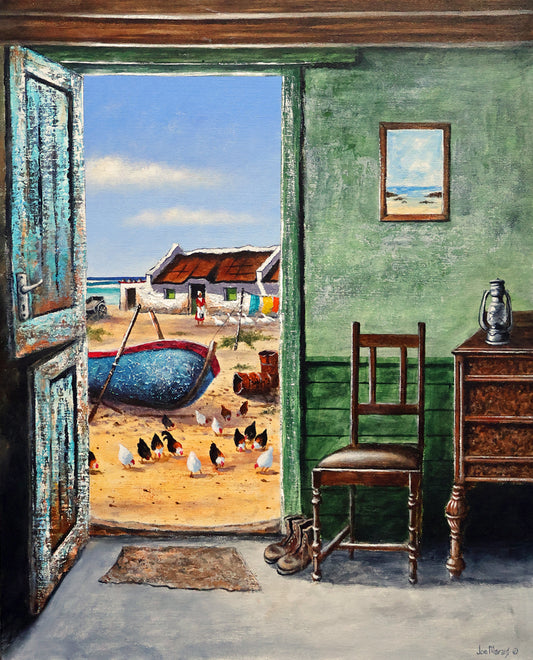 Looking from the inside out. Limited Edition Canvas Prints by International Artist Joe Marais