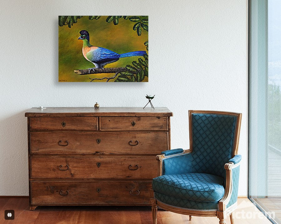 Purple-Crested Turaco -  Limited Edition Canvas Print