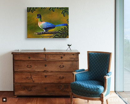 Purple-Crested Turaco -  Limited Edition Canvas Print
