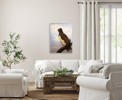 Majestic Martial Eagle -  Limited Edition Canvas Print by International Wildlife Artist Joe Marais
