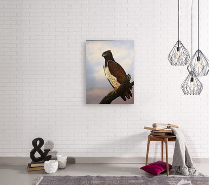 Majestic Martial Eagle -  Limited Edition Canvas Print by International Wildlife Artist Joe Marais