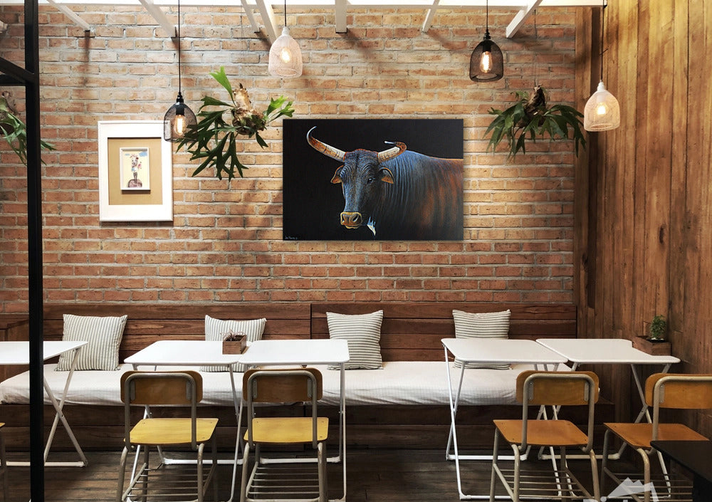 Nguni Royalty -  Limited Edition Canvas Print by Joe Marais