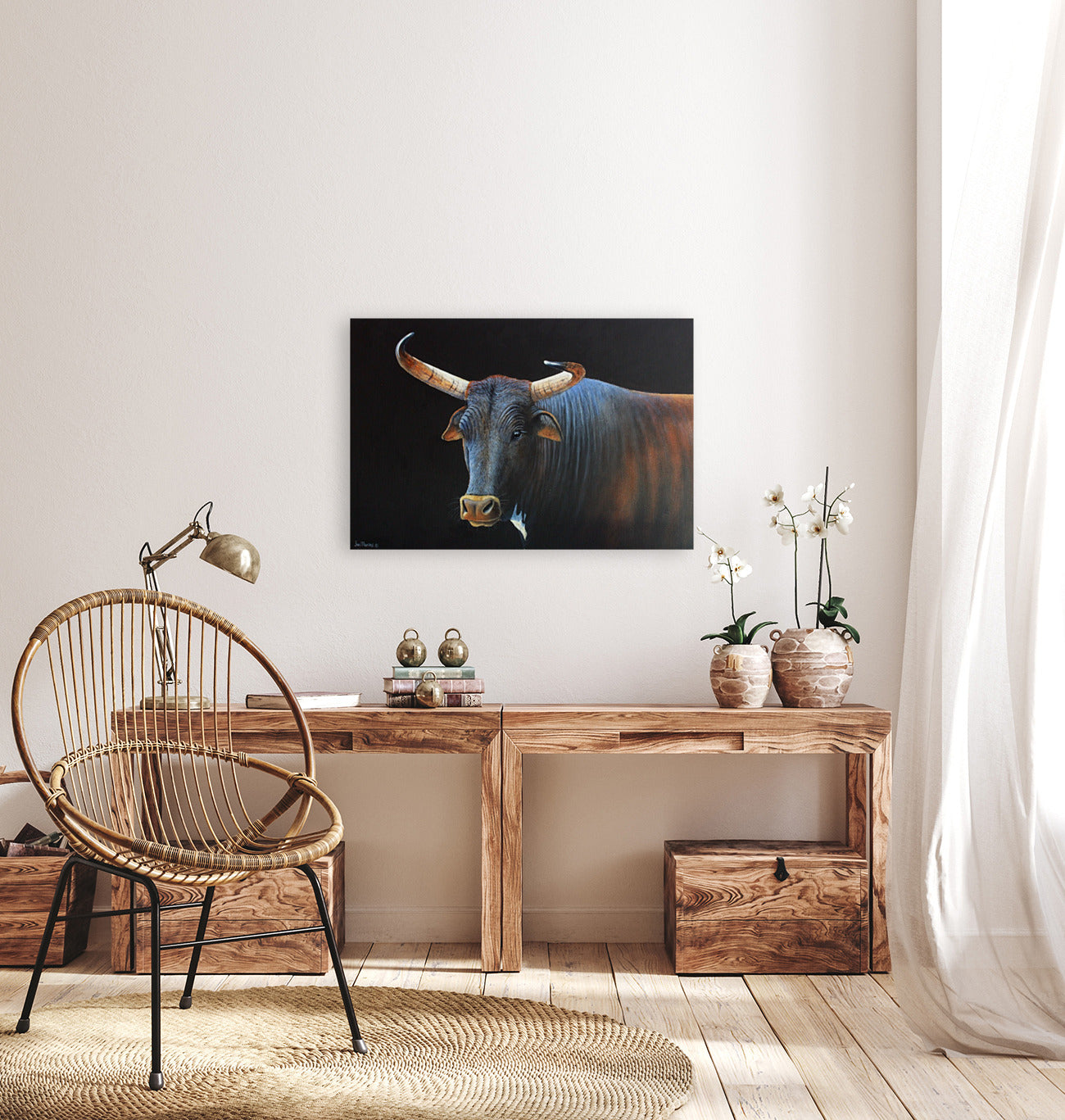 Nguni Royalty -  Limited Edition Canvas Print by Joe Marais