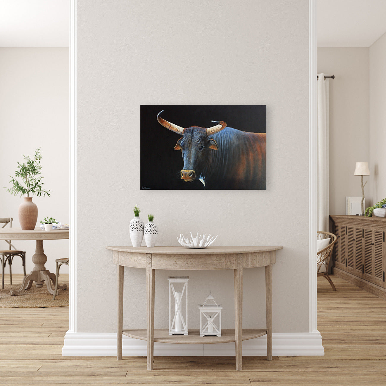 Nguni Royalty -  Limited Edition Canvas Print by Joe Marais