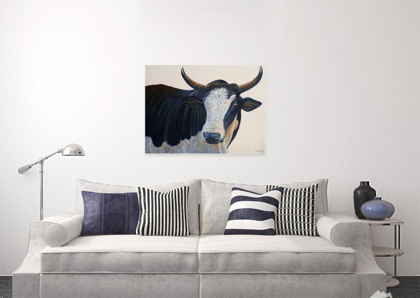 Nguni Magic -  Limited Edition Canvas Print by International Wildlife Artist Joe Marais
