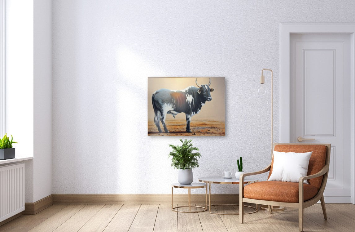 Nguni Boss -  Limited Edition Canvas Print