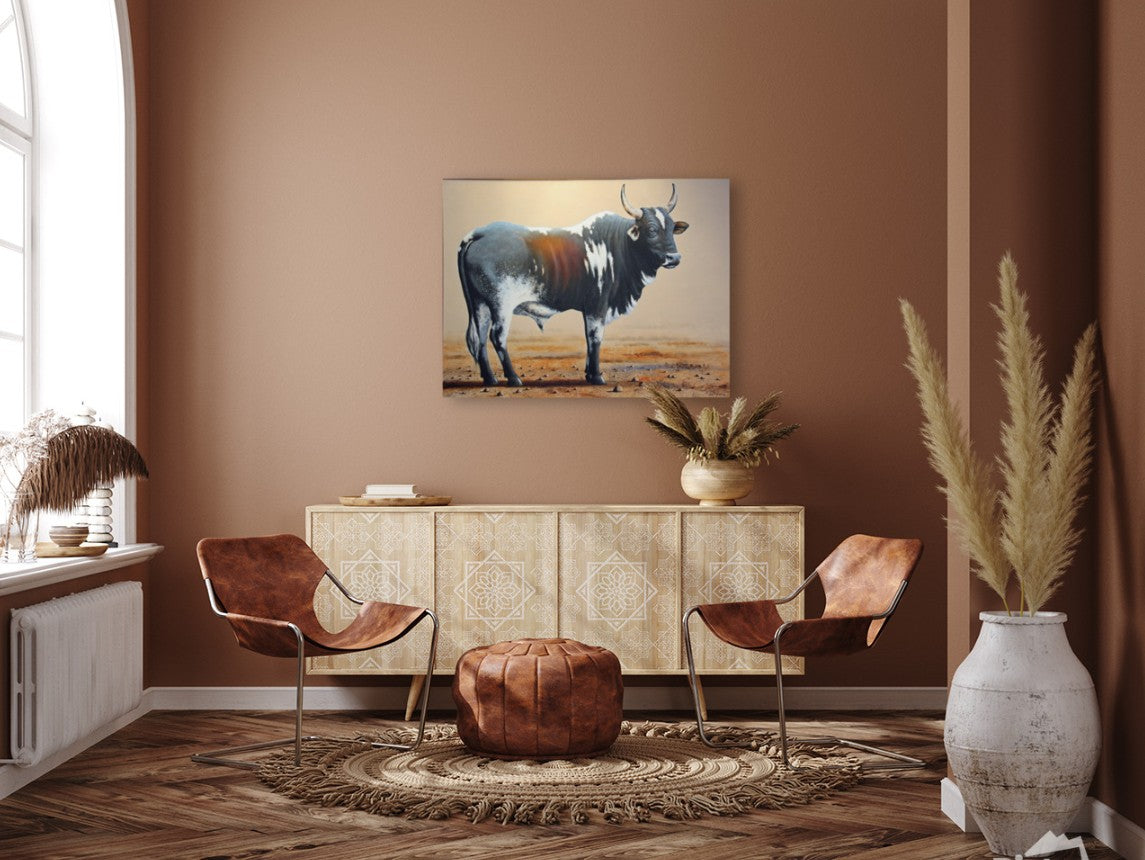 Nguni Boss -  Limited Edition Canvas Print
