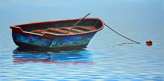 Boat Reflections -  Limited Edition Canvas Print by Joe Marais