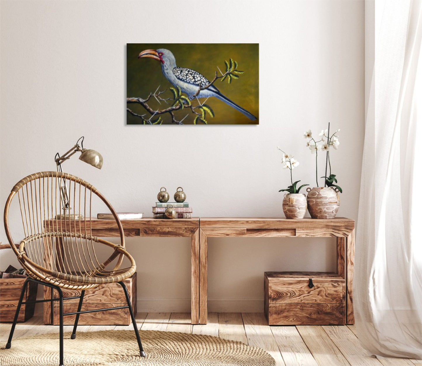 Golden Whispers in the Acacia - Limited Edition Canvas Prints by Joe Marais