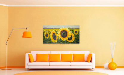 The Sunflower Fields -  Limited Edition Canvas Print by Joe Marais