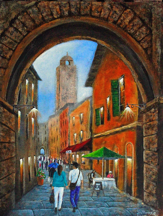 Tuscany - Where Time stood Still -  Limited Edition Canvas Print by Joe Marais