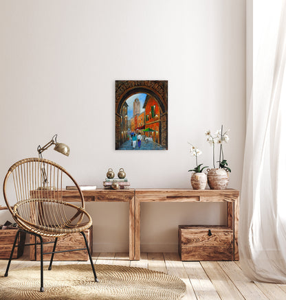 Tuscany - Where Time stood Still -  Limited Edition Canvas Print by Joe Marais