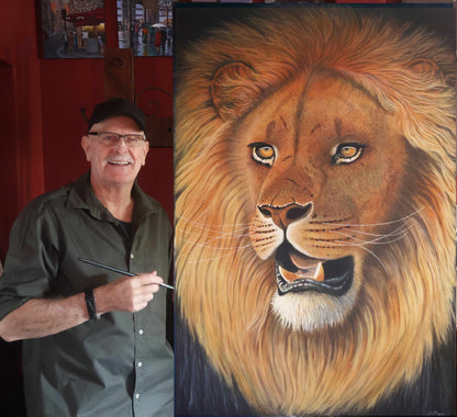 The King of Chobe - African Lion Limited Edition Canvas Prints
