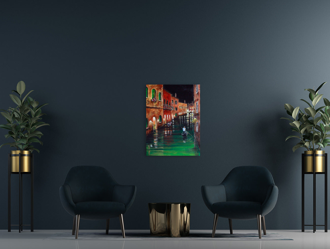 Tremendous Venice at Night -  Limited Edition Canvas Print by Joe Marais