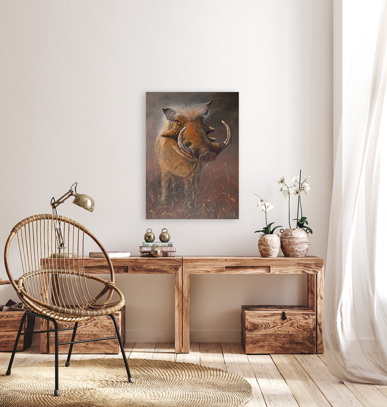 Mr Attitude -  Limited Edition Canvas Print by International Wildlife Artist Joe Marais