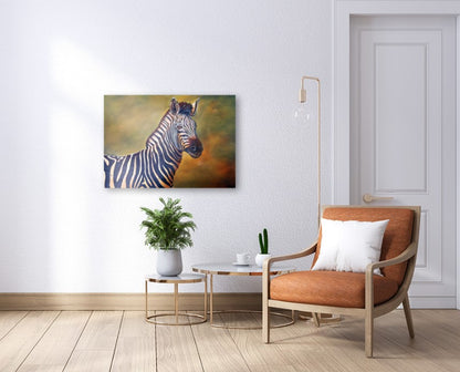 Zebra Zone -  Limited Edition Canvas Print by International Wildlife Artist Joe Marais